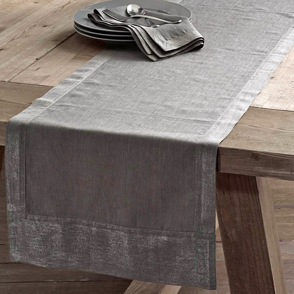 Restoration Hardware Linen Table Runner